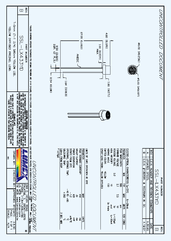 SSL-LX433YD_1316735.PDF Datasheet