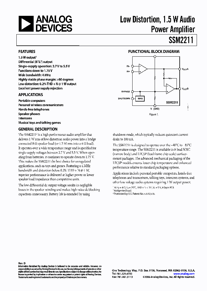 SSM221107_1316780.PDF Datasheet