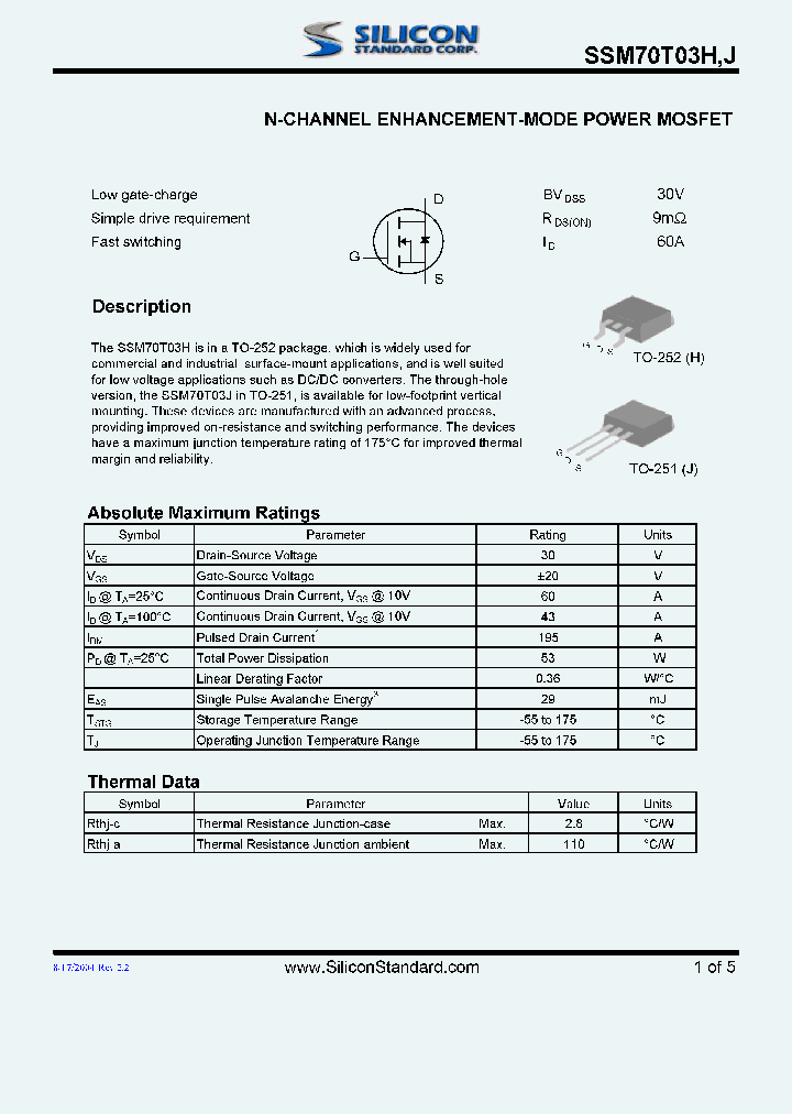 SSM70T03J_1316828.PDF Datasheet