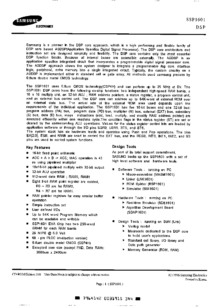 SSP1601_1316854.PDF Datasheet