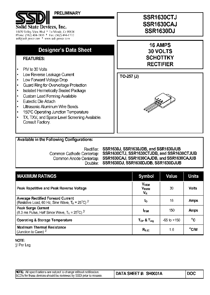 SSR1630DJ_1316888.PDF Datasheet