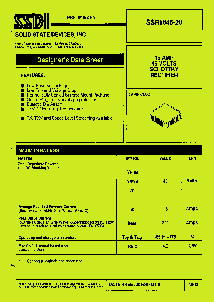 SSR1645-28_1316893.PDF Datasheet