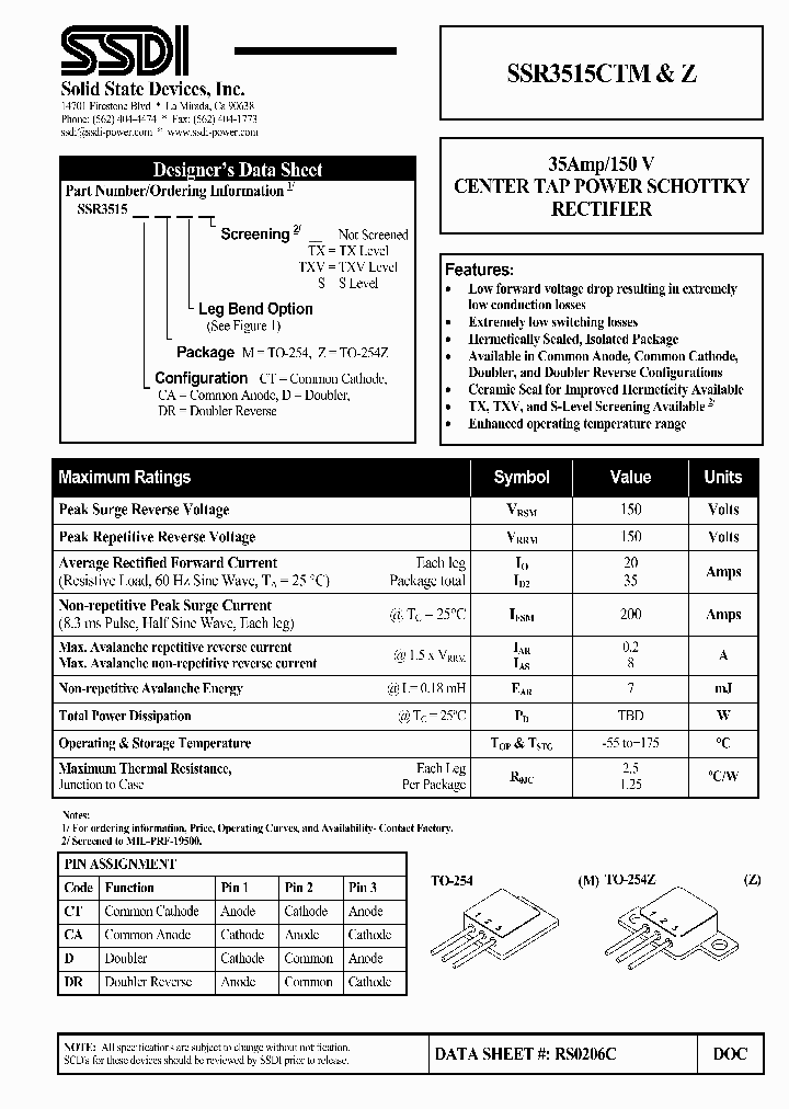 SSR3515CTM_1085521.PDF Datasheet