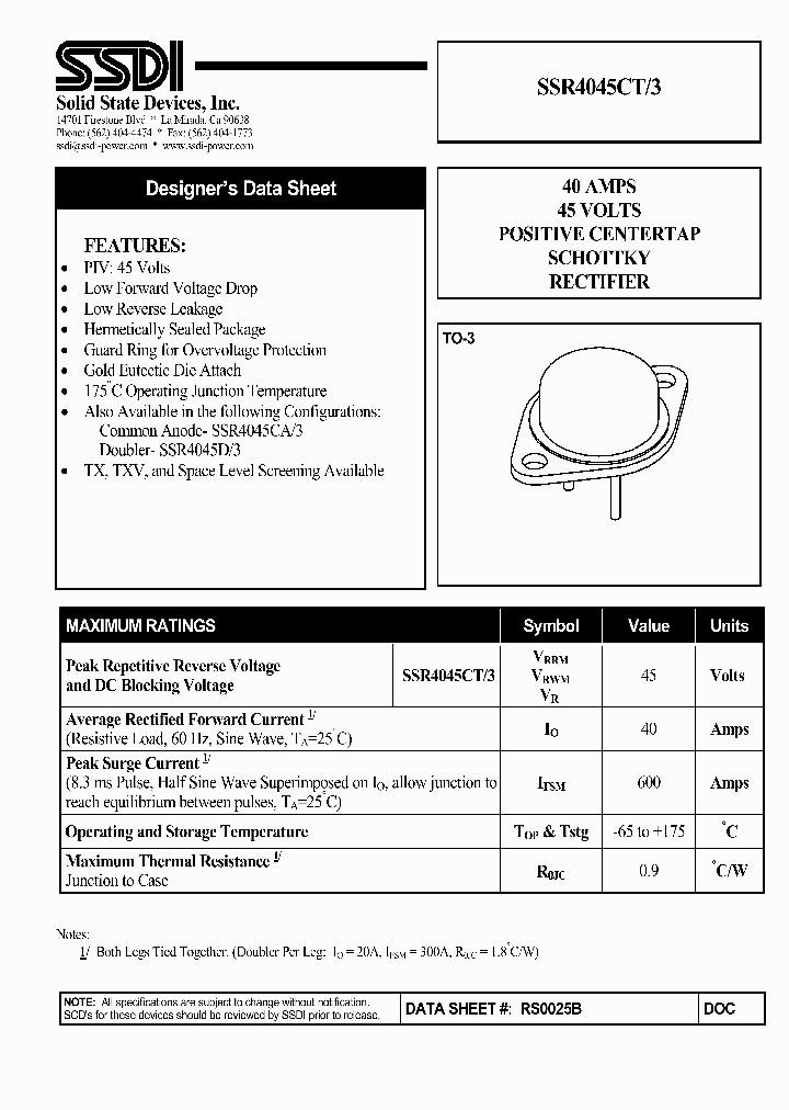 SSR4045CT-3_1131653.PDF Datasheet