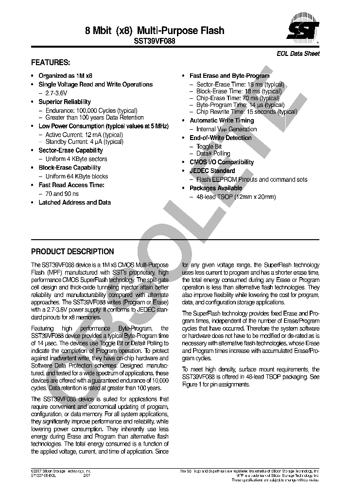 SST39VF08807_1317046.PDF Datasheet
