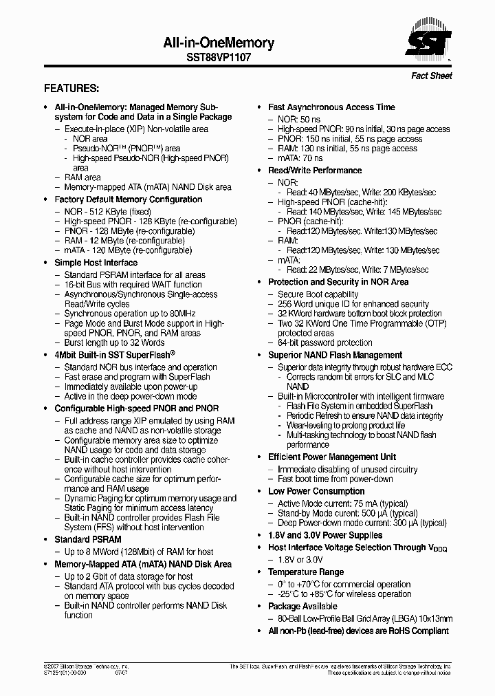 SST88VP1107_1142172.PDF Datasheet