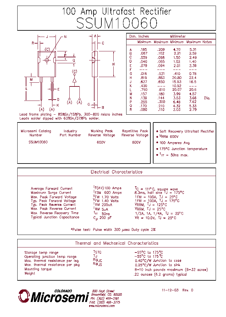 SSUM10060_1317137.PDF Datasheet