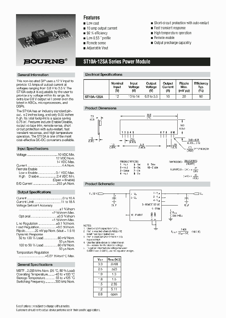 ST10A-12SA_1317183.PDF Datasheet