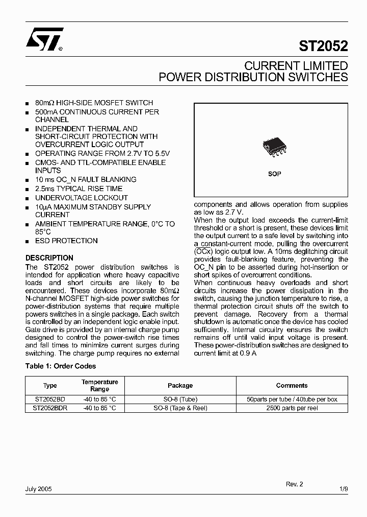ST2052BDR_1317326.PDF Datasheet