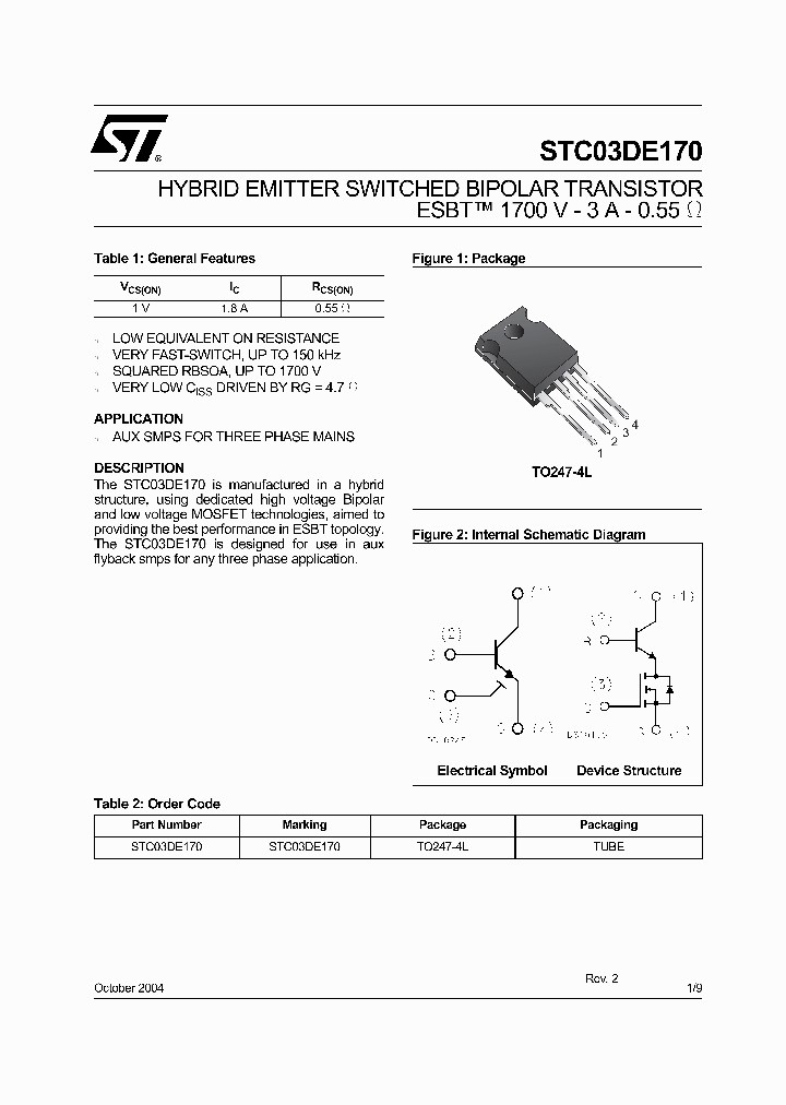 STC03DE170_1317942.PDF Datasheet