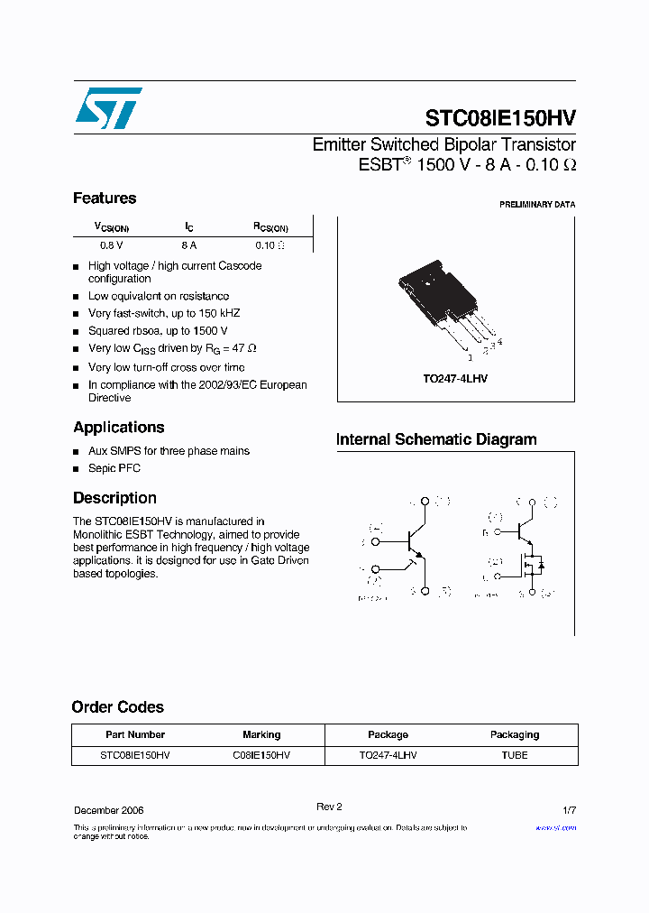 STC08IE150HV_1317947.PDF Datasheet