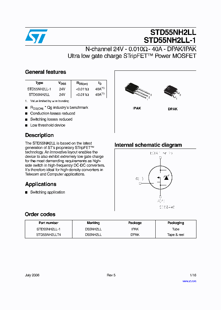 STD55NH2LL06_1318107.PDF Datasheet