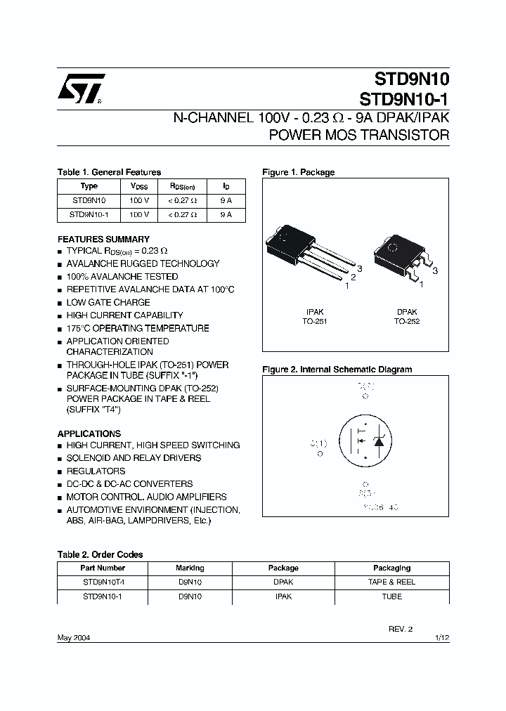 STD9N10-1_1164206.PDF Datasheet
