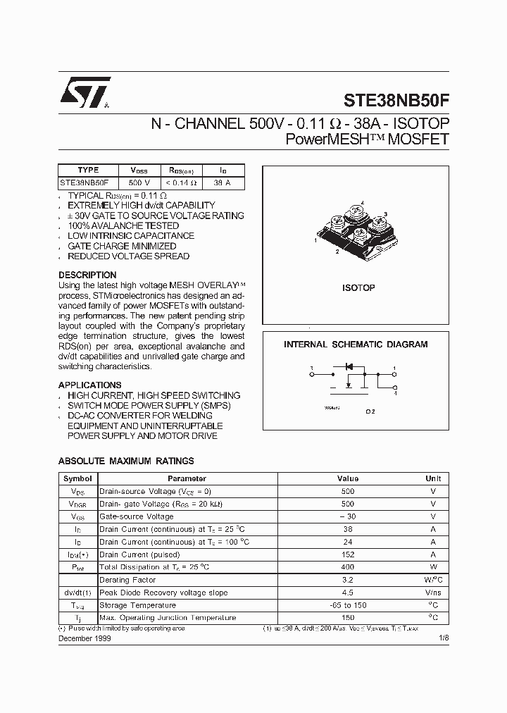 STE38NB50F_1318157.PDF Datasheet