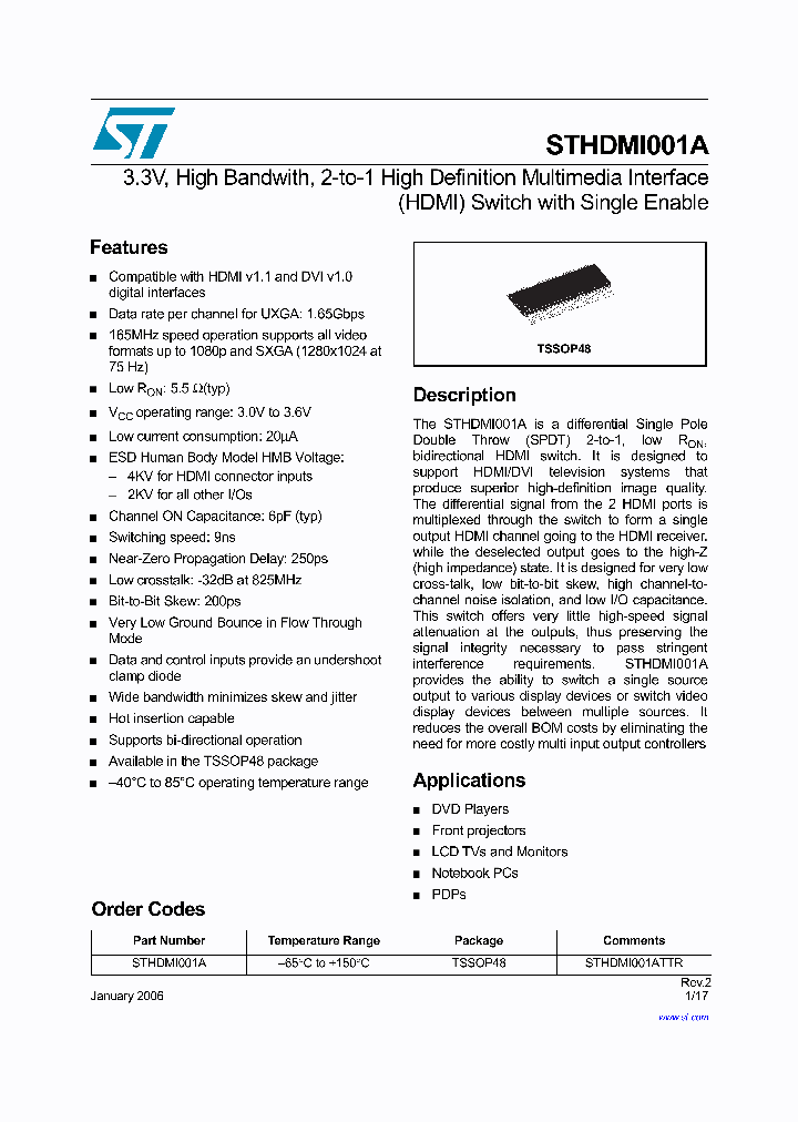 STHDMI001ATTR_1318344.PDF Datasheet