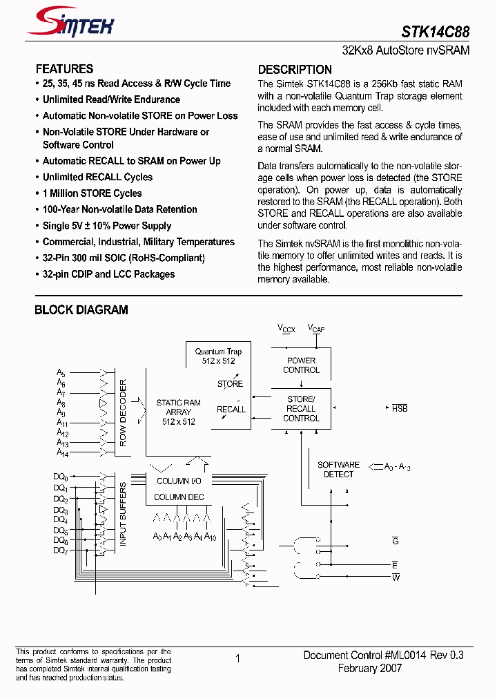STK14C88_1186650.PDF Datasheet