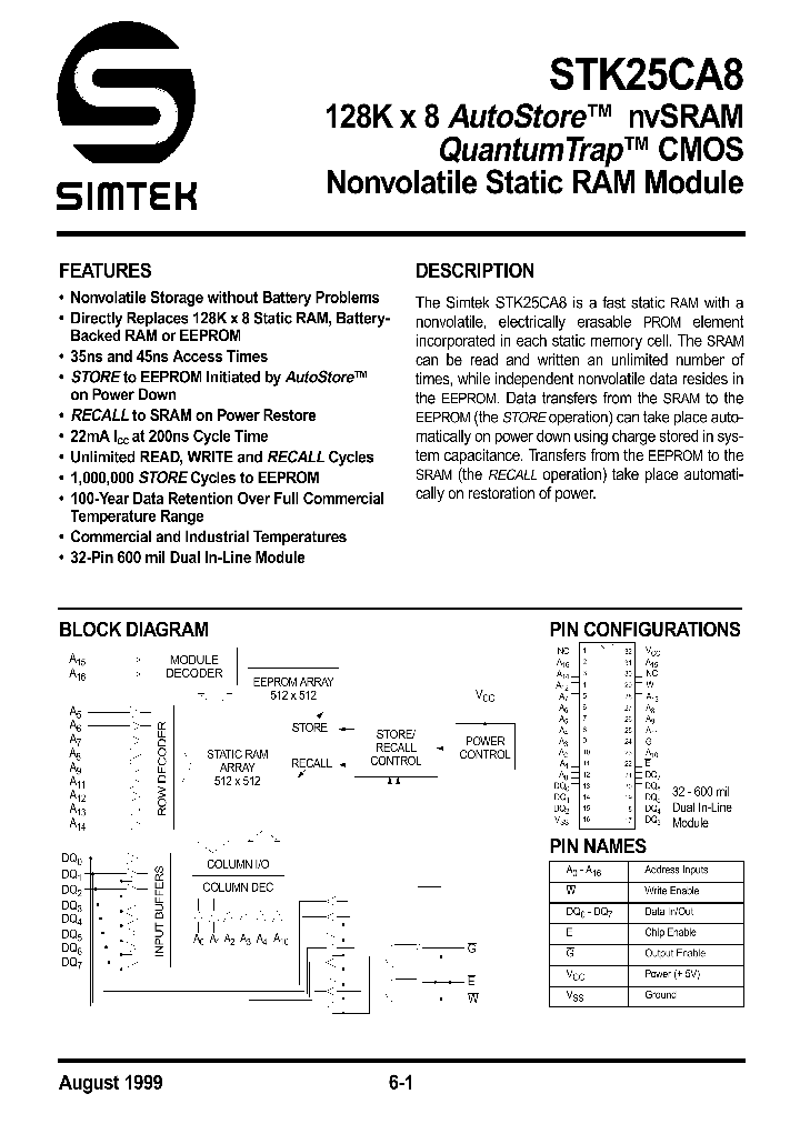 STK25CA8-D45I_1318430.PDF Datasheet