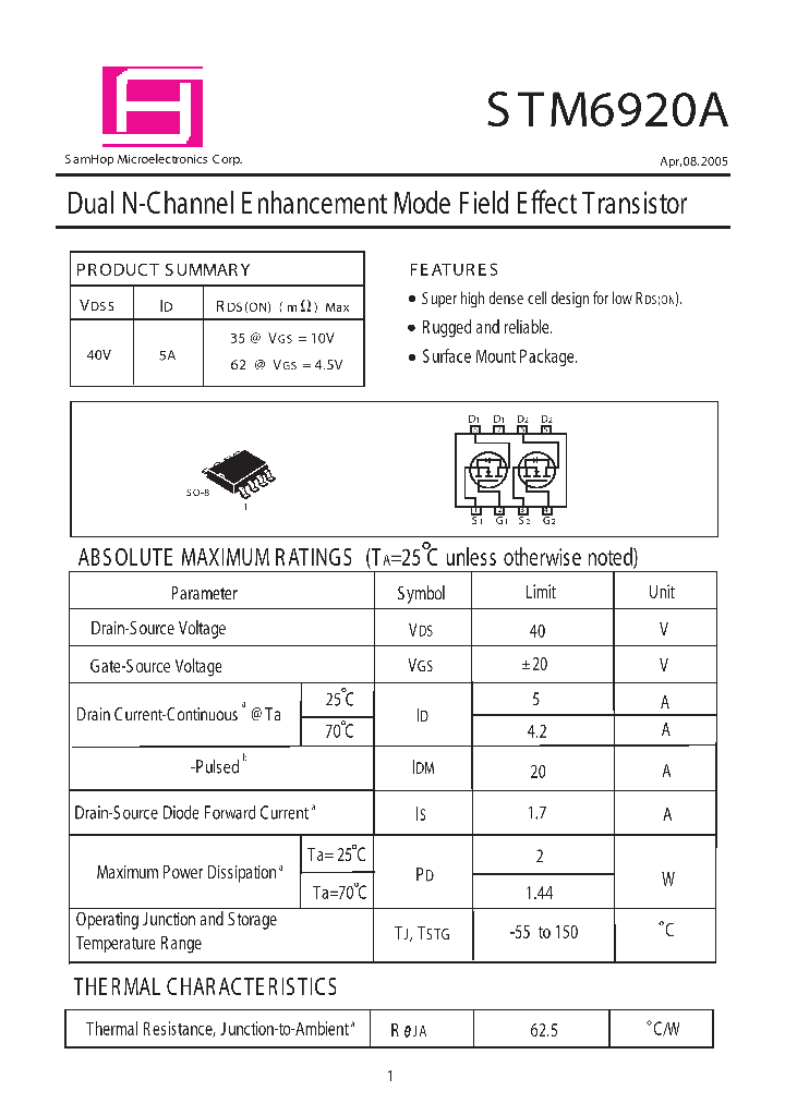 STM6920A_1318761.PDF Datasheet