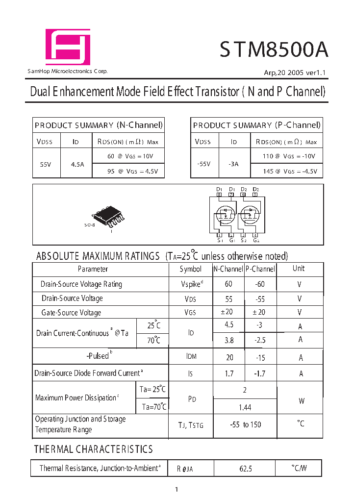 STM8500A_1164970.PDF Datasheet