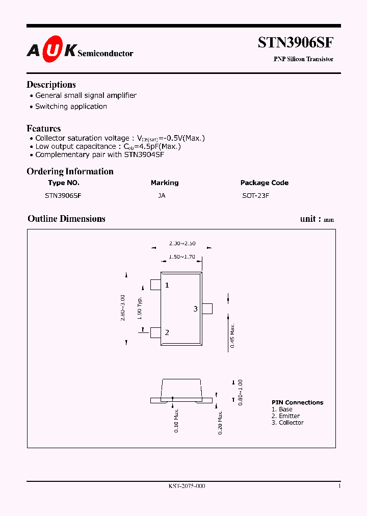 STN3906SF_1176508.PDF Datasheet