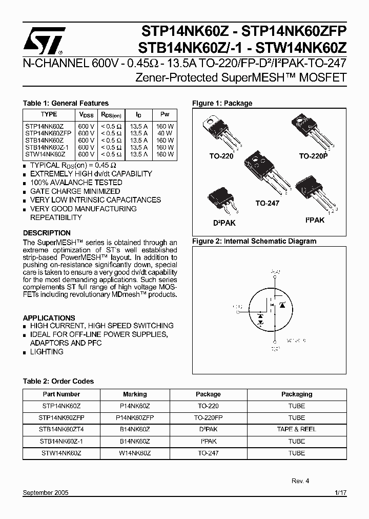 STP14NK60ZFP_1318872.PDF Datasheet