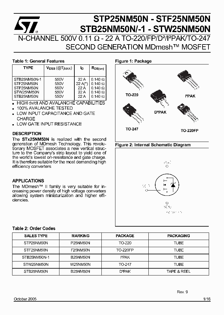 STP25NM50N_1318926.PDF Datasheet