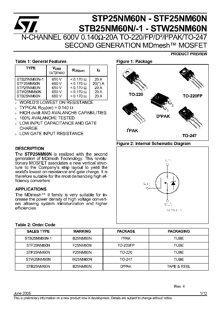 STP25NM60N_1318927.PDF Datasheet
