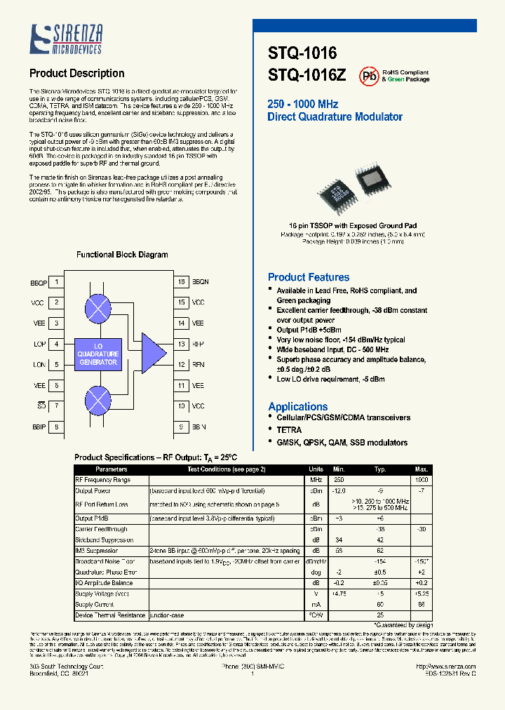 STQ-1016Z_1319275.PDF Datasheet