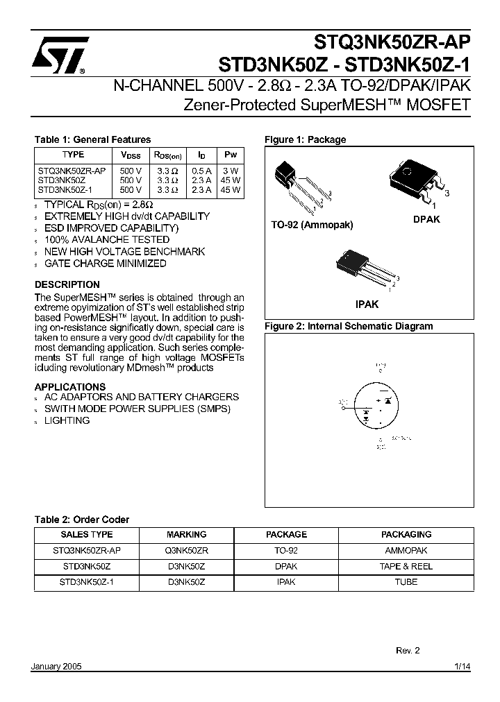 STQ3NK50ZR-AP_1319286.PDF Datasheet