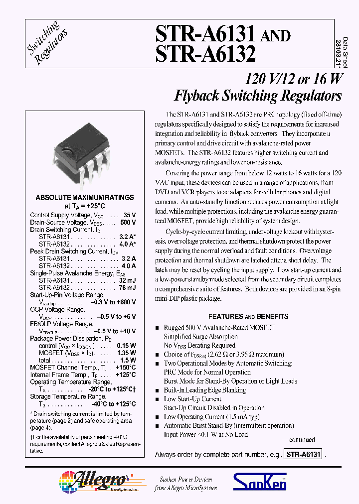 STR-A6131_1319306.PDF Datasheet