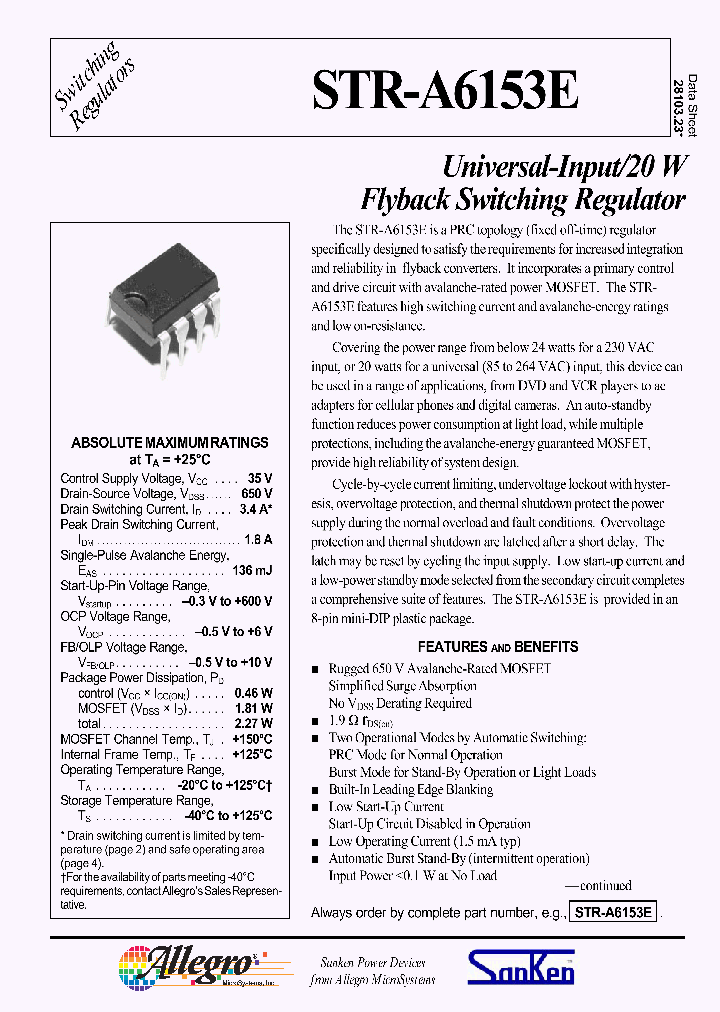 STR-A6153E_1319307.PDF Datasheet