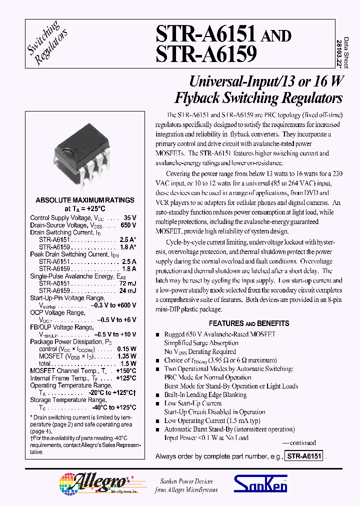 STR-A6159_1319308.PDF Datasheet