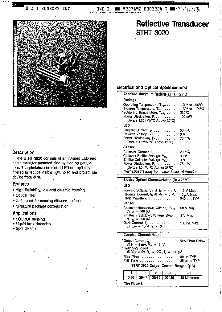 STRT3020_1319325.PDF Datasheet
