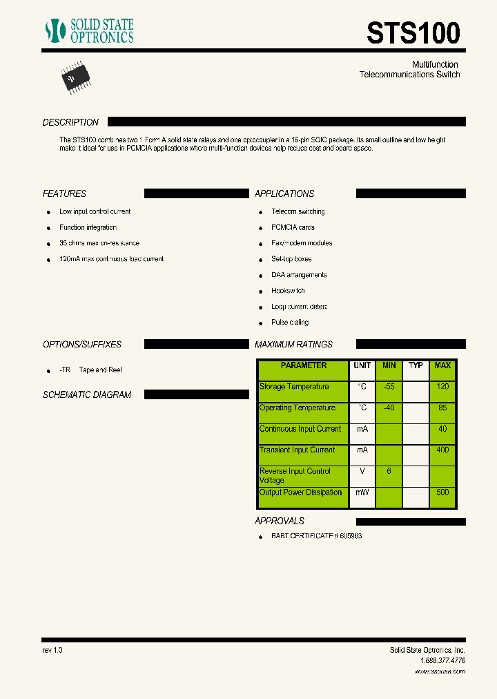 STS100_1319329.PDF Datasheet