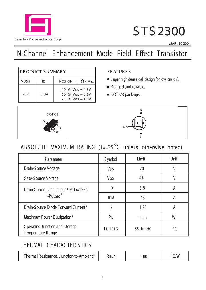 STS2300_1164932.PDF Datasheet