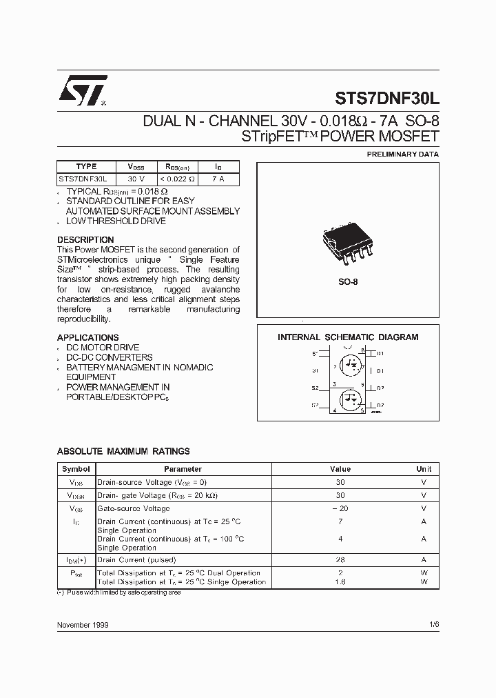 STS7DNF30L_1319391.PDF Datasheet