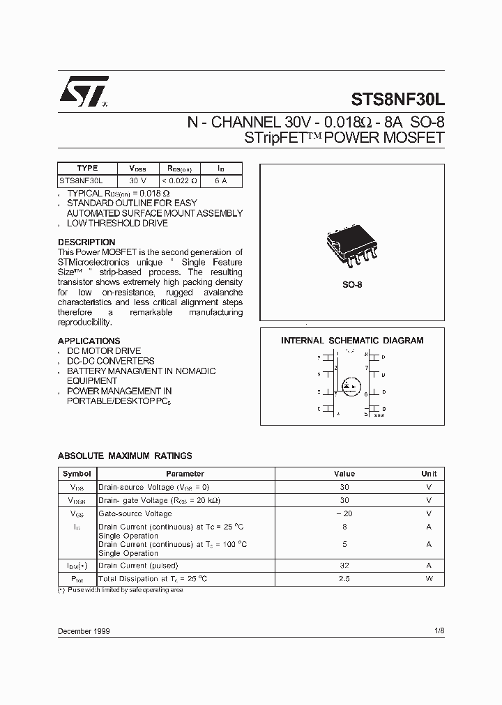 STS8NF30L_1319396.PDF Datasheet