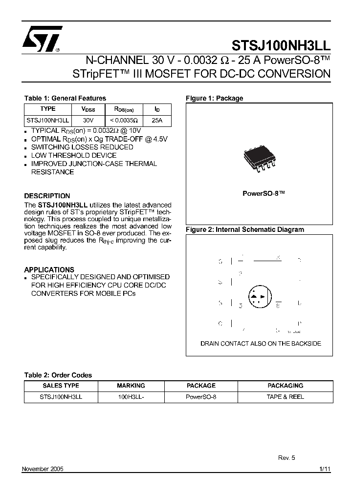 STSJ100NH3LL05_1319403.PDF Datasheet