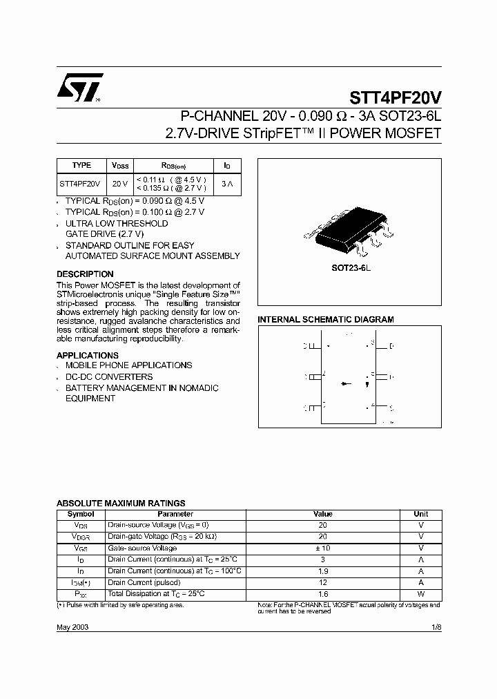STT4PF20V_1319425.PDF Datasheet