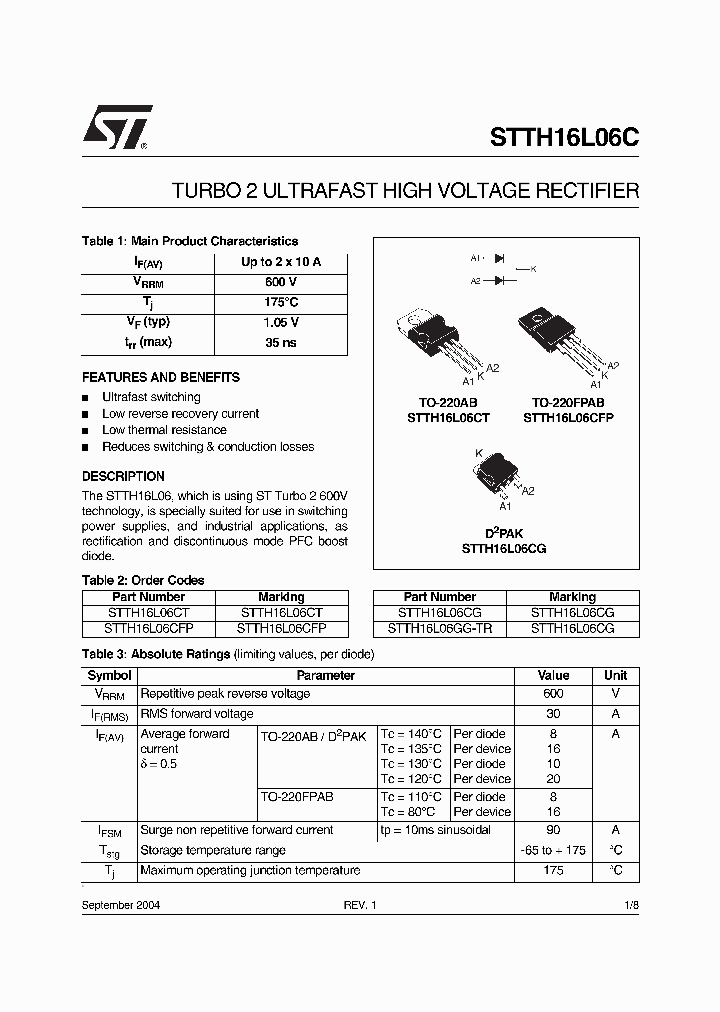 STTH16L06GG-TR_1319461.PDF Datasheet