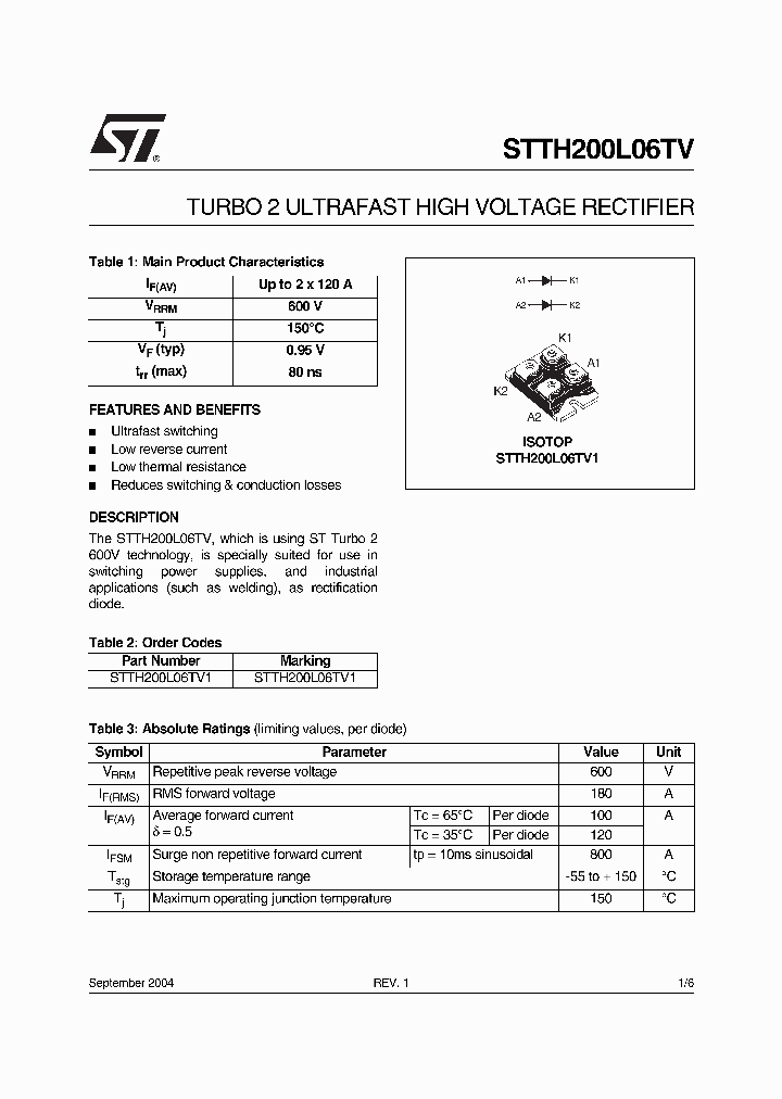 STTH200L06TV1_1319472.PDF Datasheet