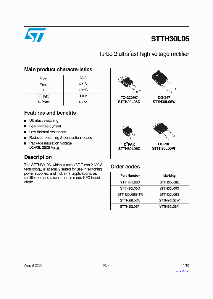 STTH30L0606_1319486.PDF Datasheet