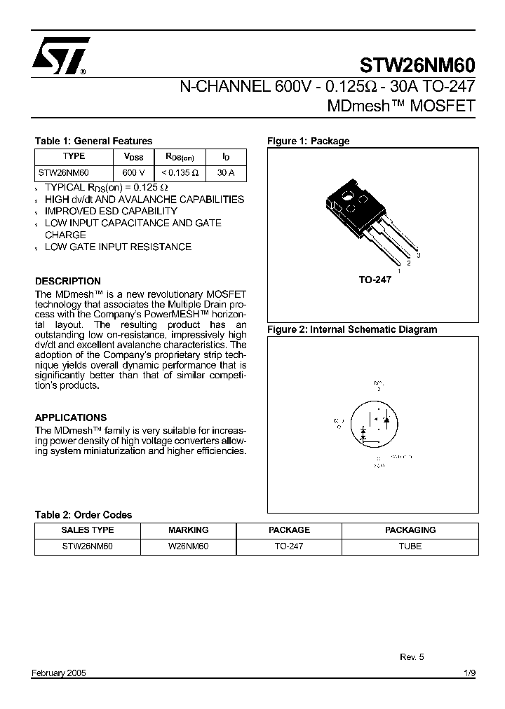 STW26NM60_1187370.PDF Datasheet