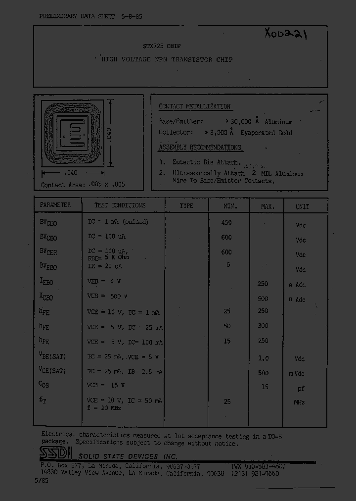 STX725_1058984.PDF Datasheet