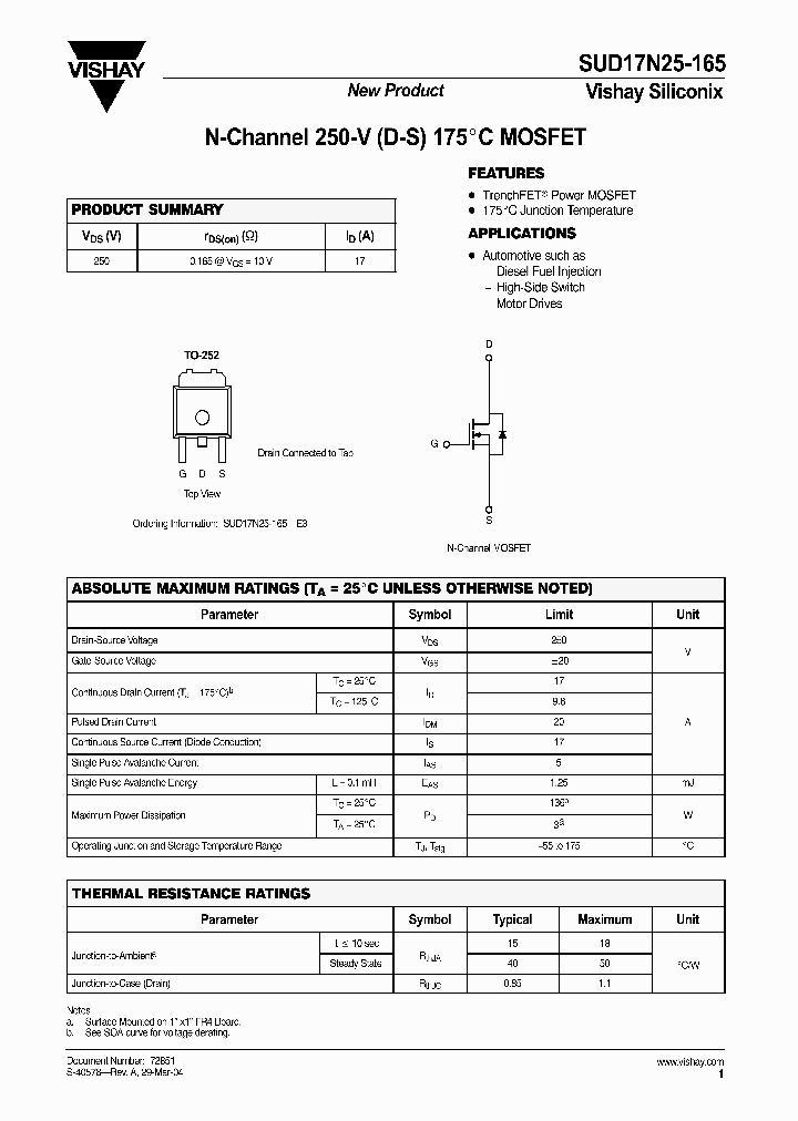 SUD17N25-165_1319732.PDF Datasheet