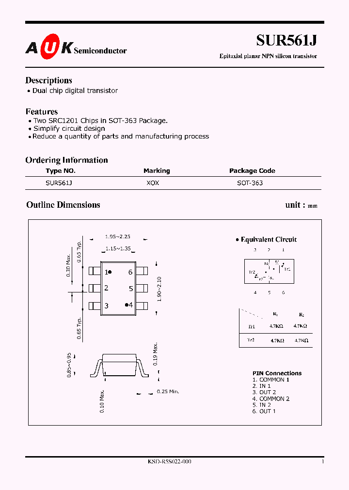 SUR561J_1319932.PDF Datasheet