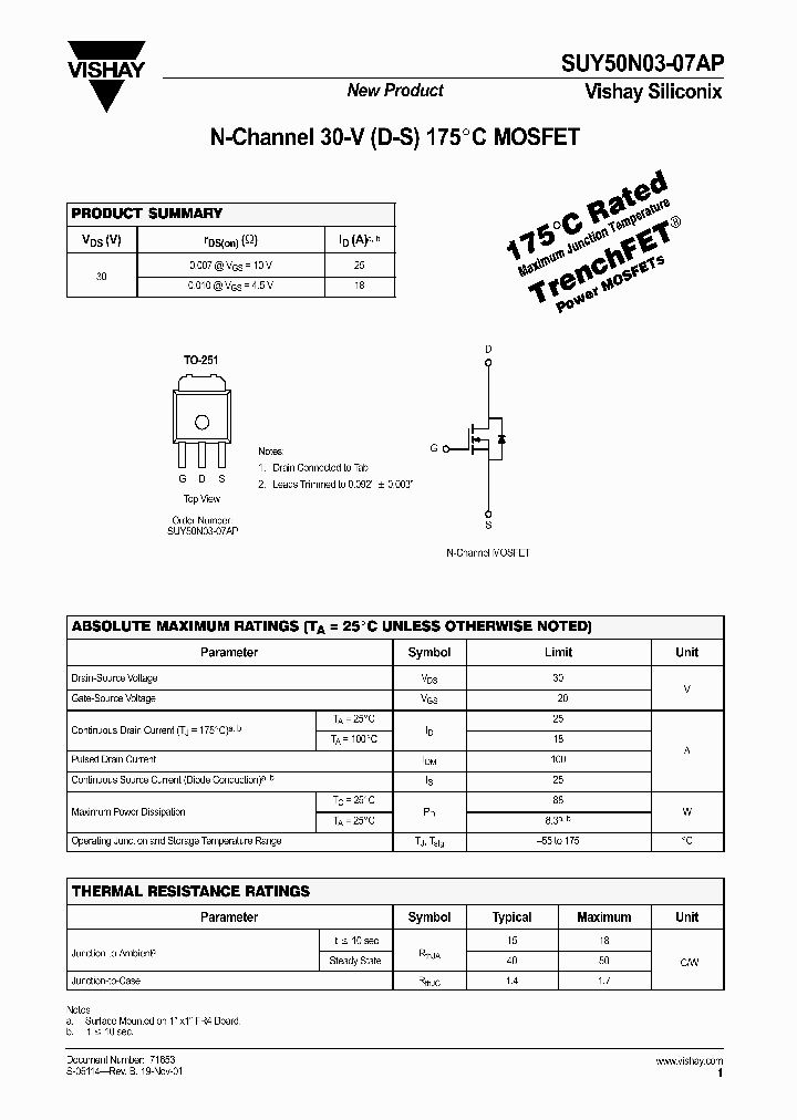 SUY50N03-07AP_1319974.PDF Datasheet