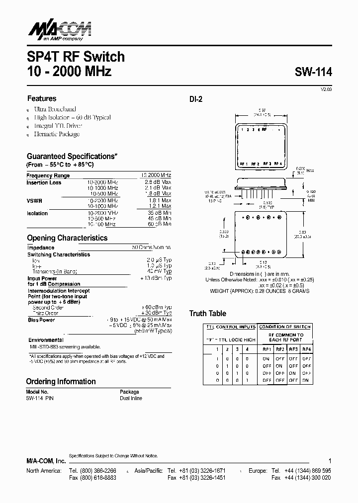 SW-114PIN_1320029.PDF Datasheet