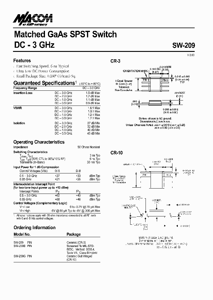 SW-209_1320049.PDF Datasheet