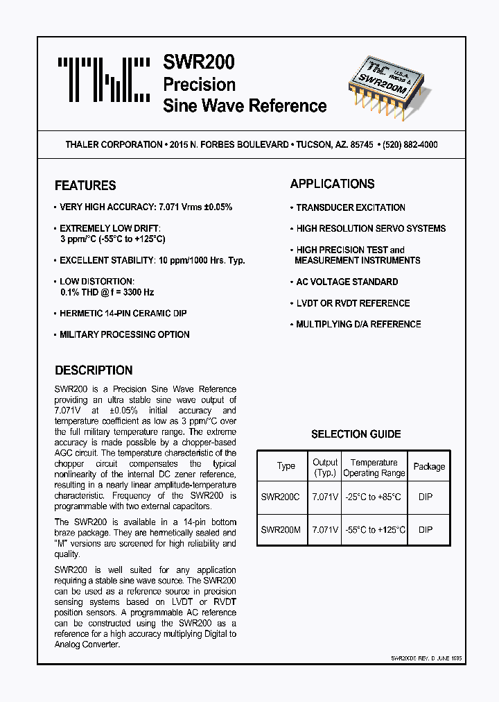 SWR200M_1320112.PDF Datasheet